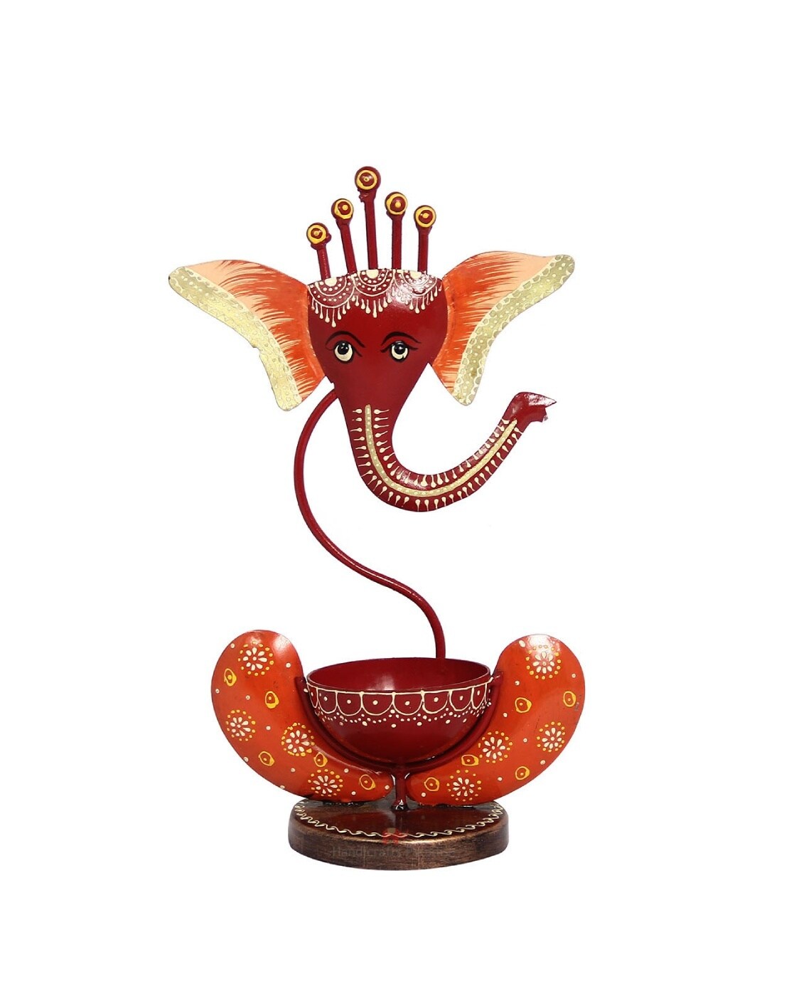 Ganesha-Inspired Decorative Bowl Holder