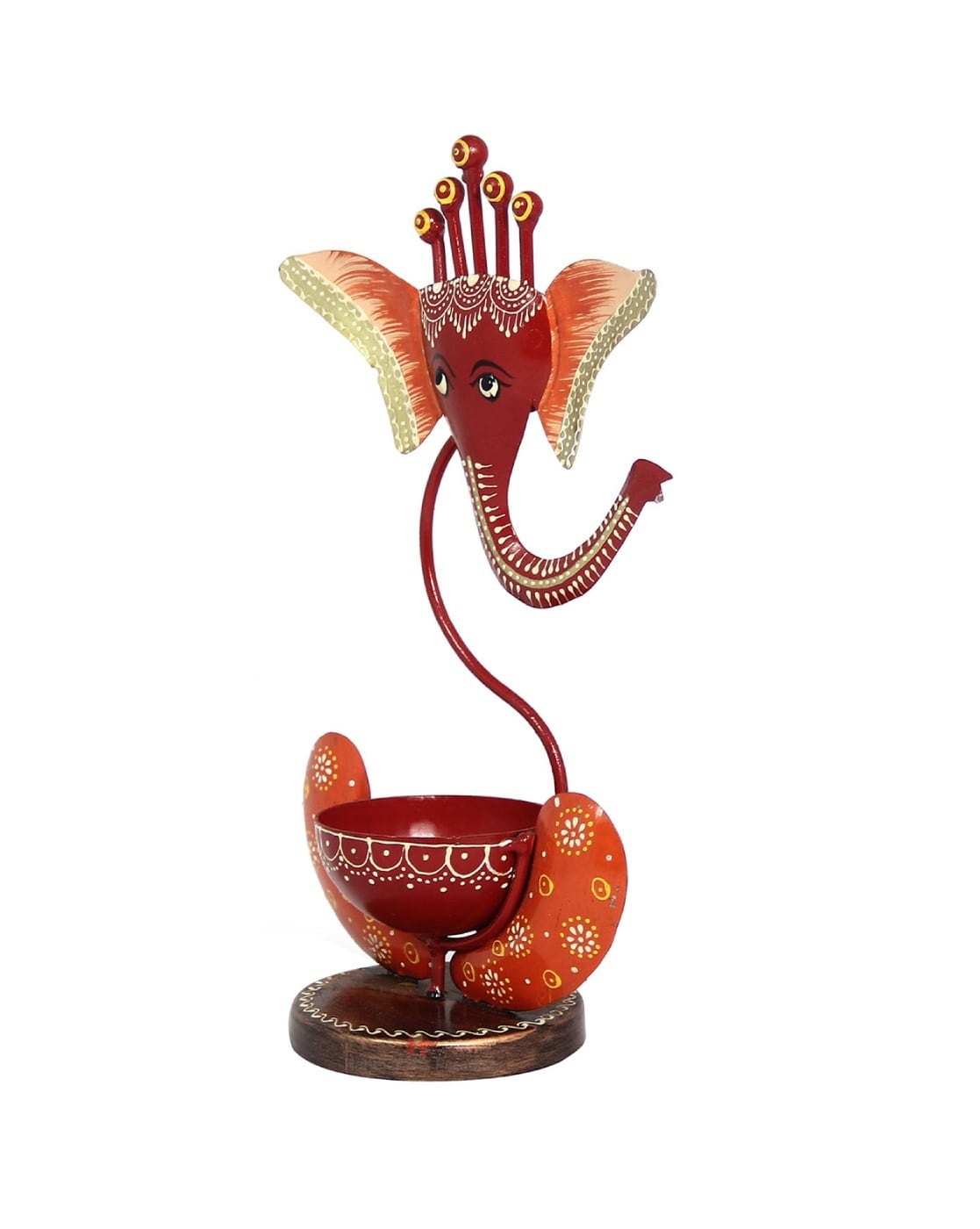 Ganesha-Inspired Decorative Bowl Holder