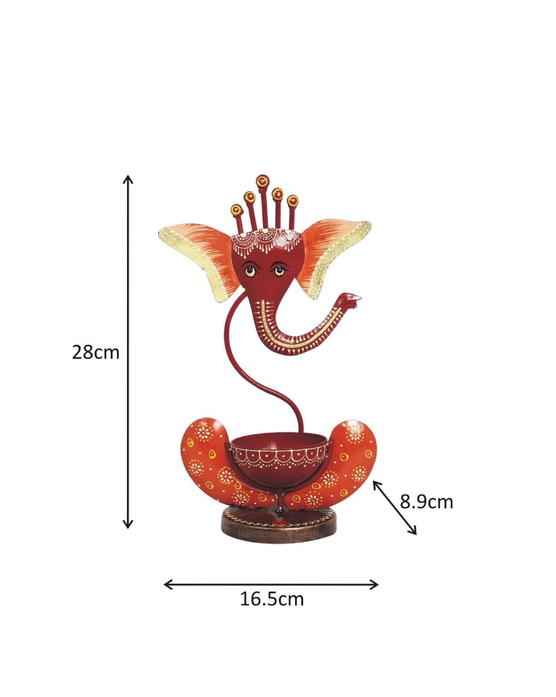 Ganesha-Inspired Decorative Bowl Holder