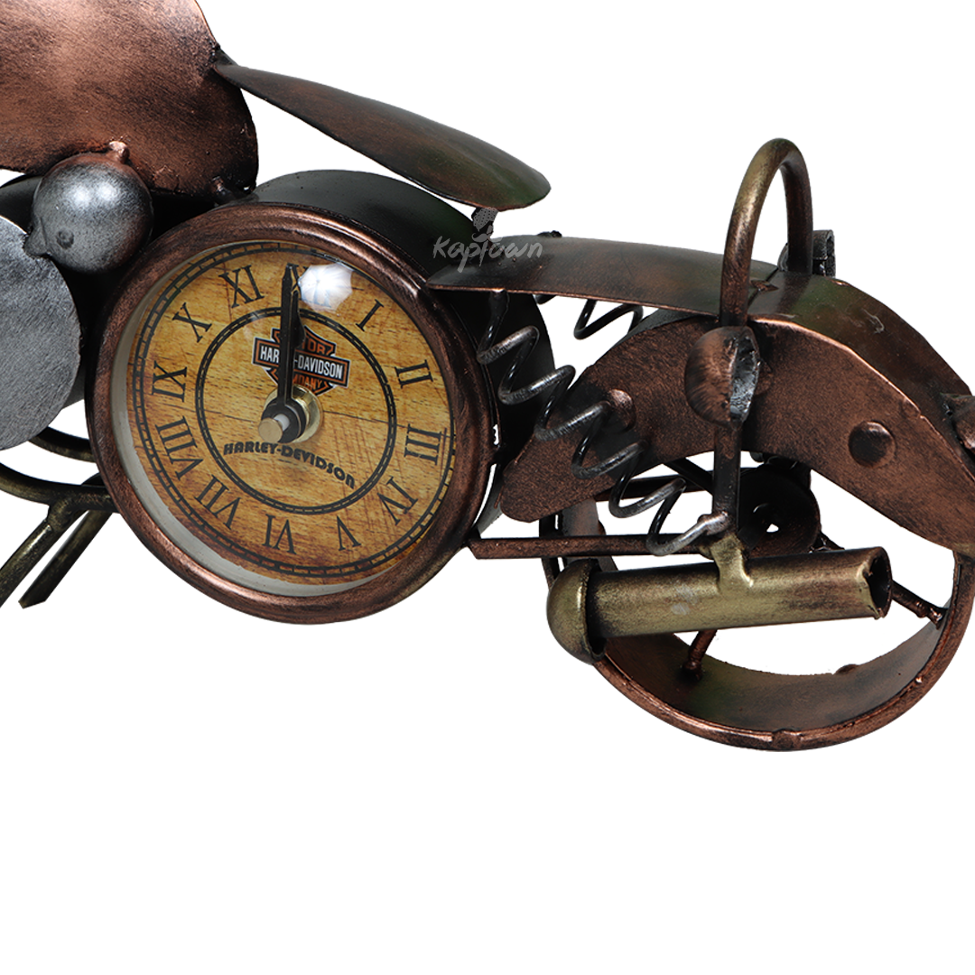 Motorcycle Table Clock