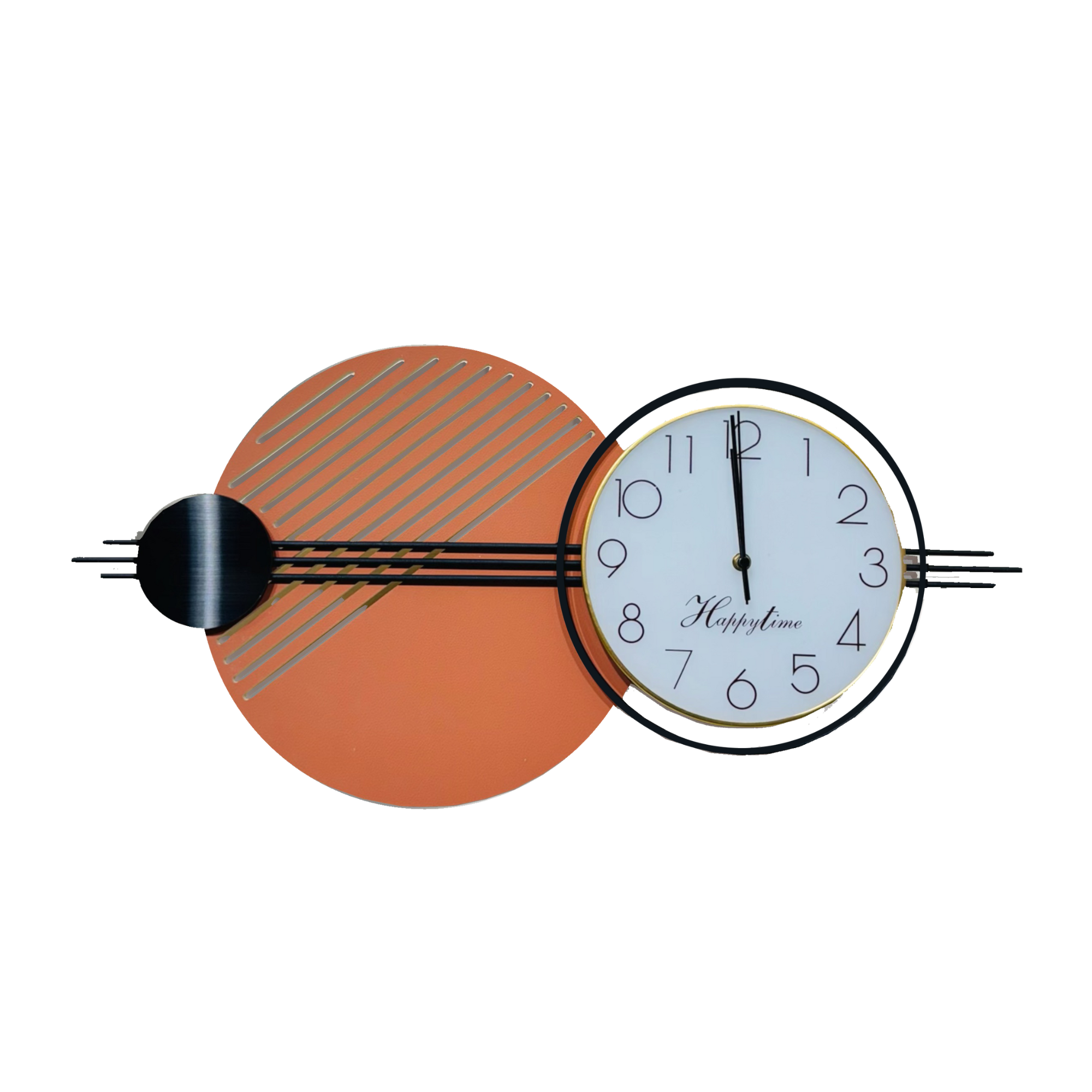 Contemporary Dual-Tone Wall Clock – Modern Decorative Clock for Home & Office