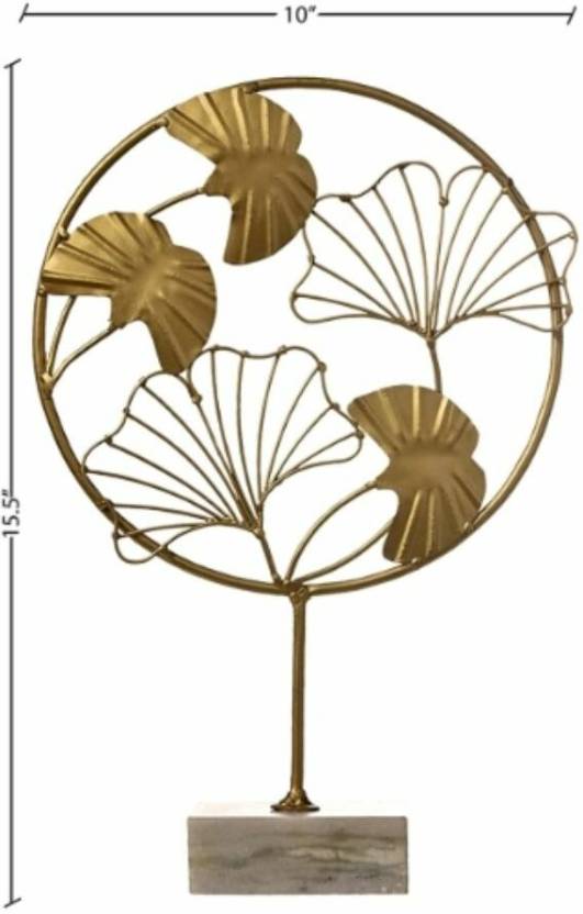 Golden Leaf Sculpture