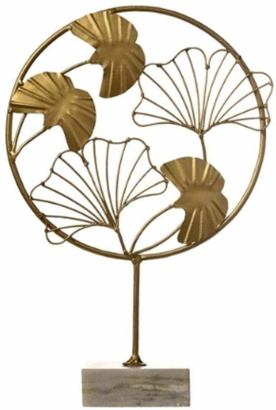 Golden Leaf Sculpture