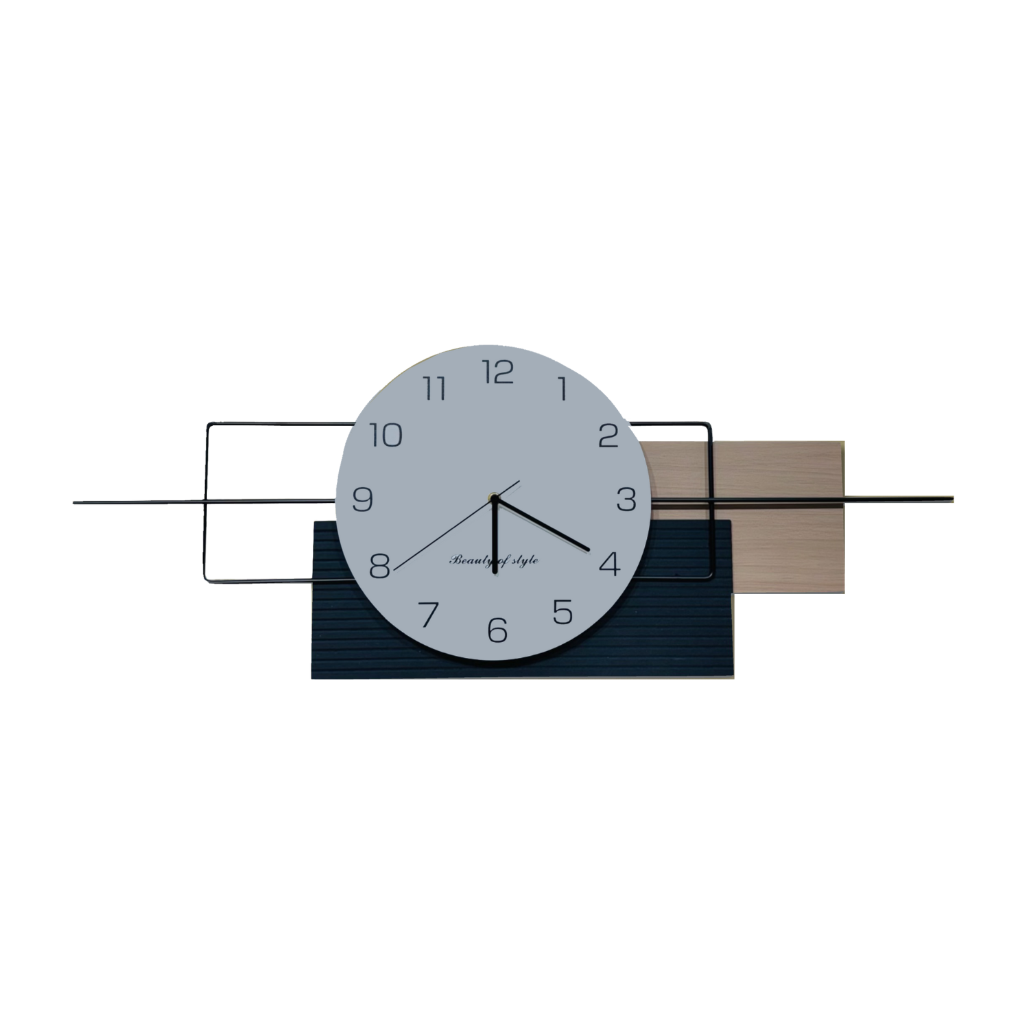 Geometric Design Minimalist Wall Clock for Stylish Home Decor