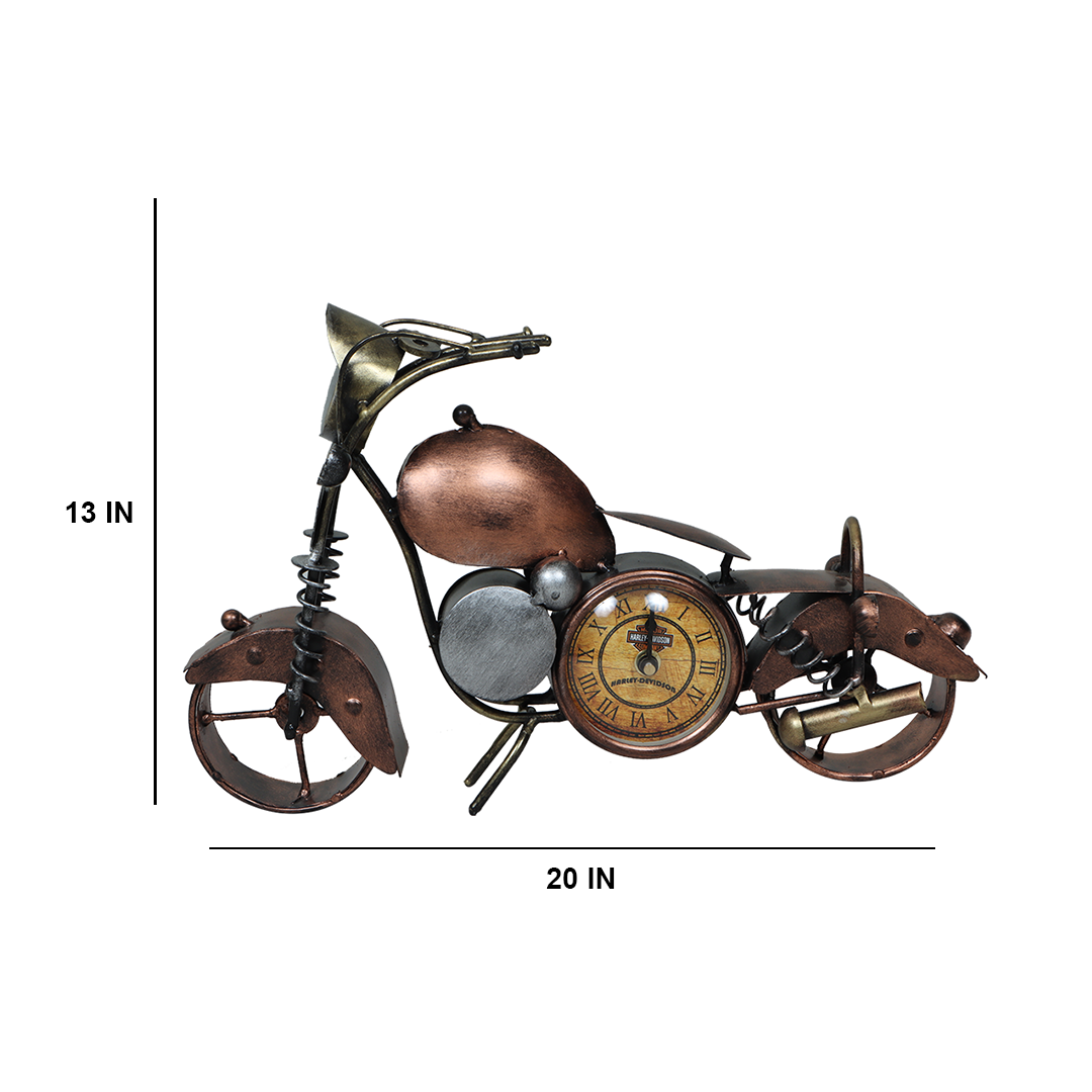 Motorcycle Table Clock