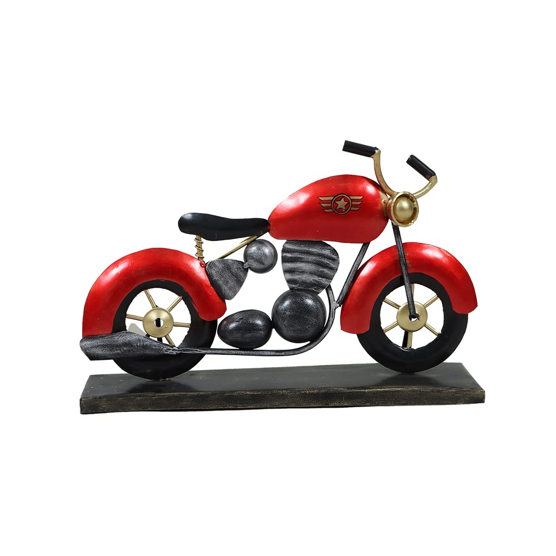 Vintage Motorcycle Metal Showpiece