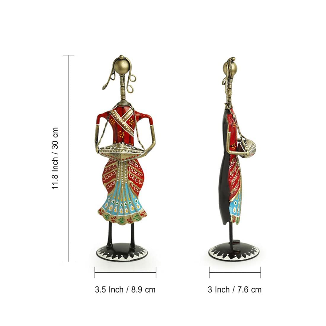 Sardar Lady Musician Figurines (Set of 3)