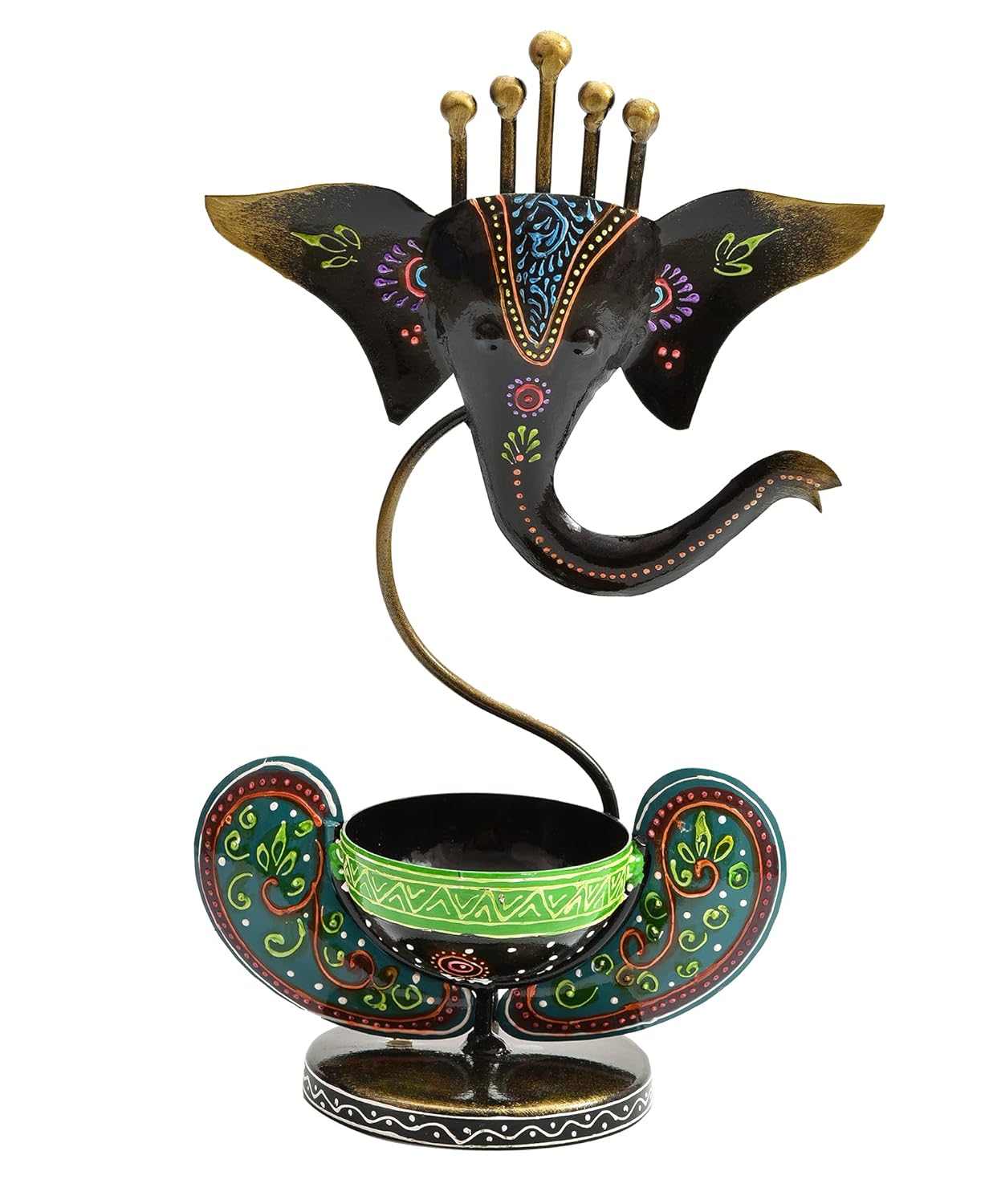 Ganesha-Inspired Decorative Bowl Holder