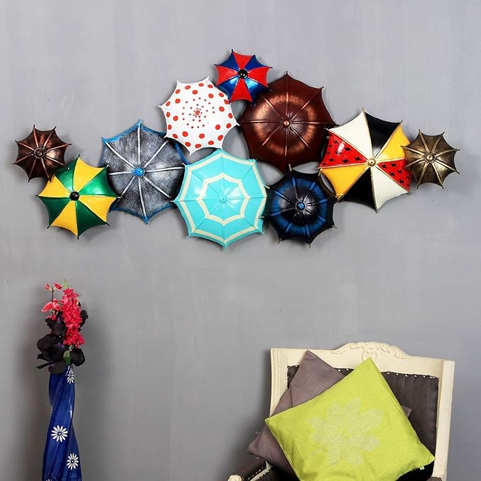 Colorful Umbrella Wall Art