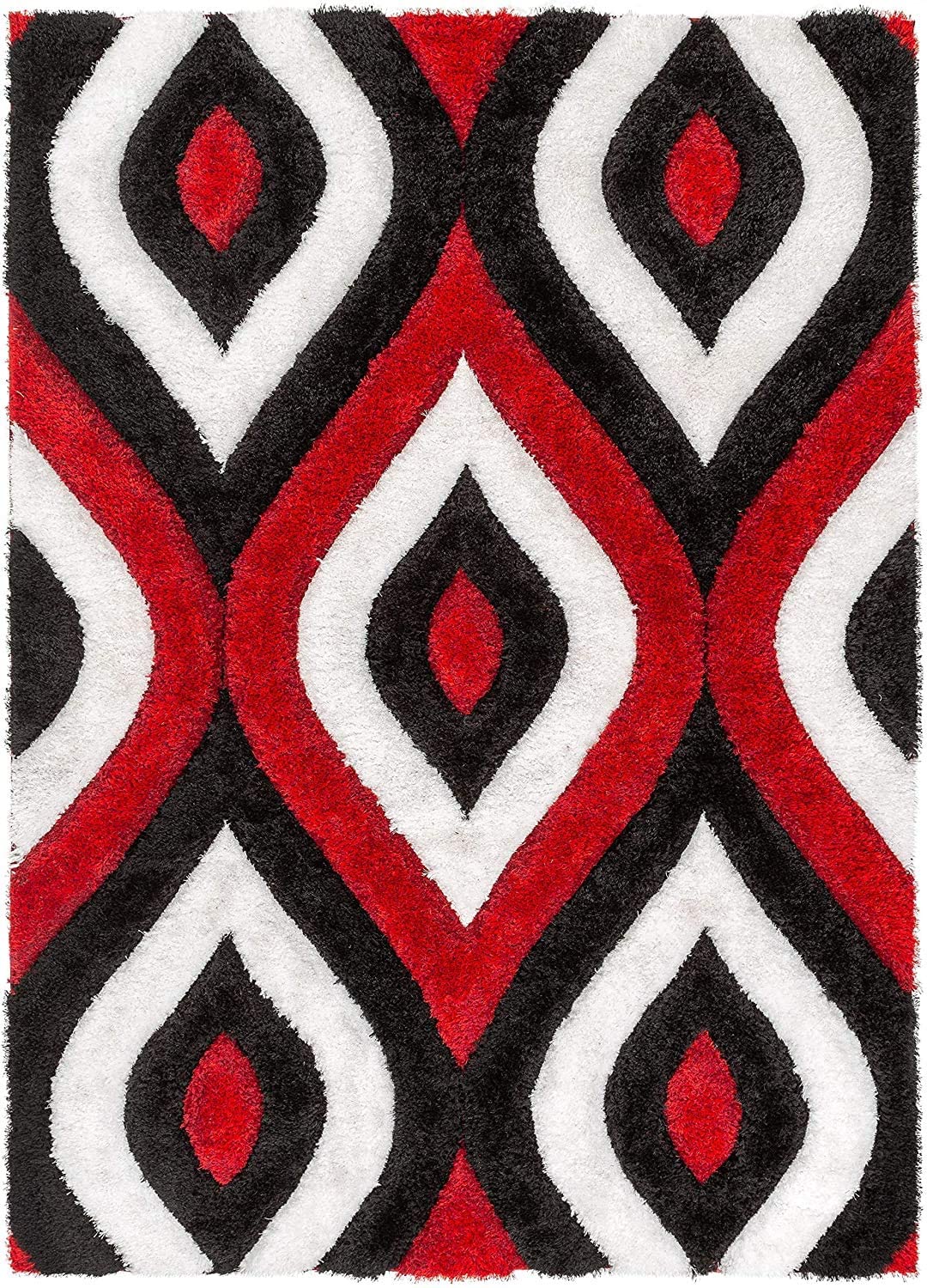 Bold Geometric Concentric Squares Rug - Rugs at Nestern