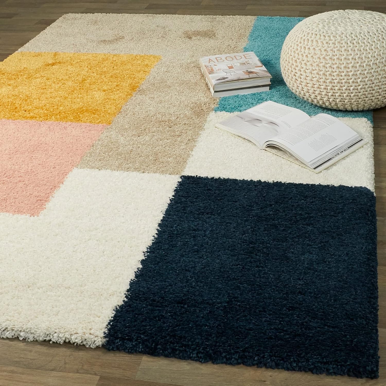 Block Geometric Area Rug - Rugs at Nestern