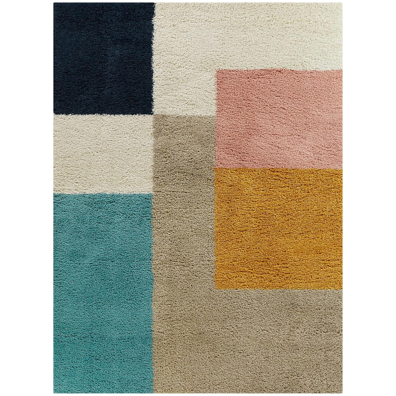 Block Geometric Area Rug - Rugs at Nestern