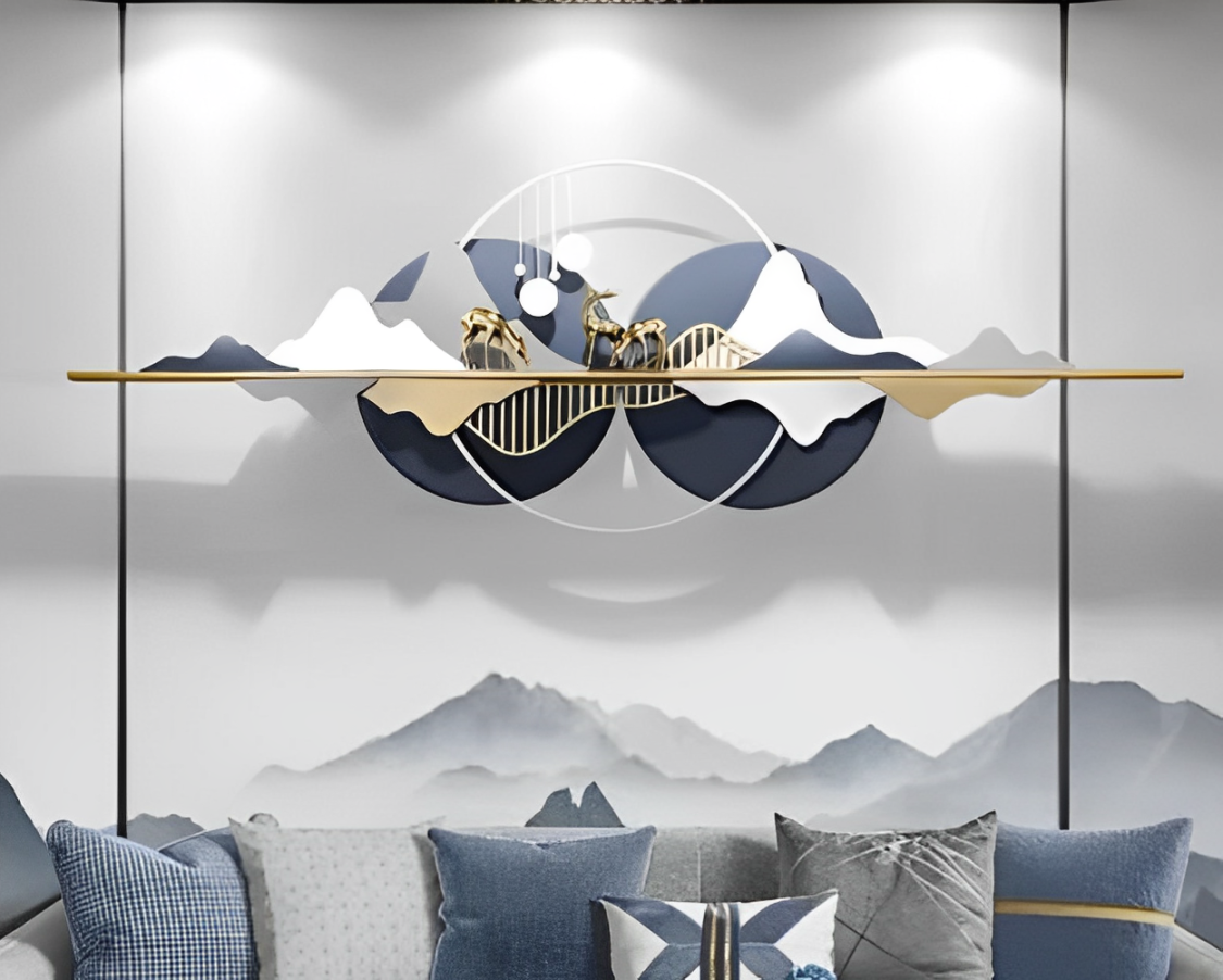 Modern Mountain Landscape Wall Art