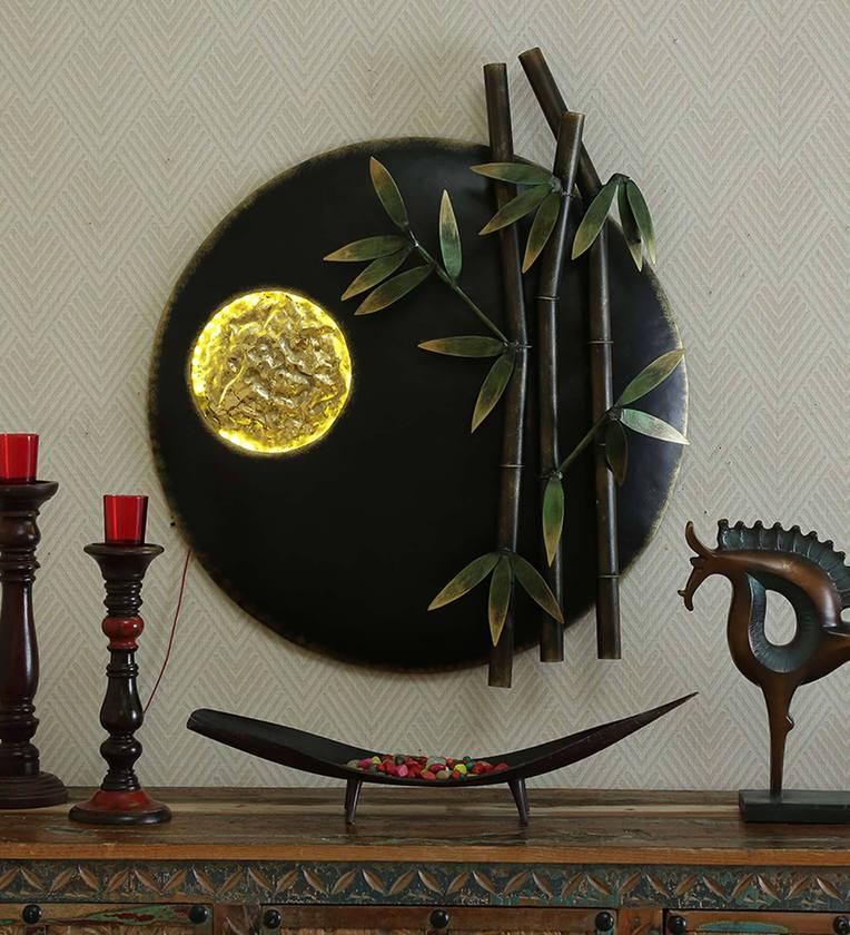 Moonlit Bamboo Wall Art