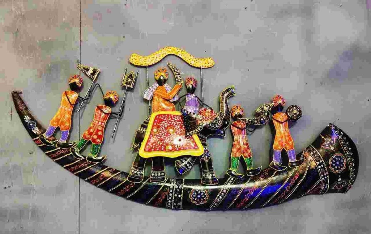 Traditional Indian Procession Wall Art