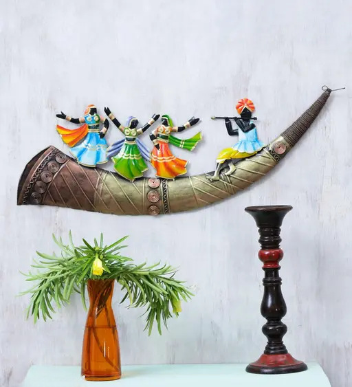 Vibrant Dancing Tribal Wall Art