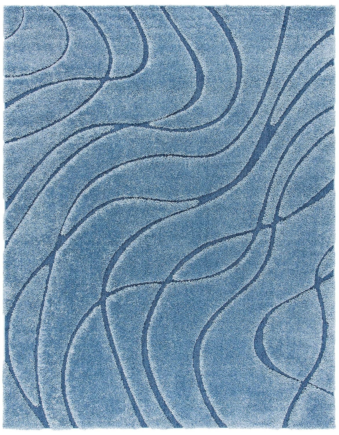 Blue Aesthetic Area Rug - Rugs at Nestern