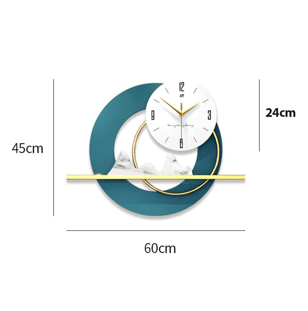 Living Room Luxury - Wall Clock with Elegant Background and Timeless Charm