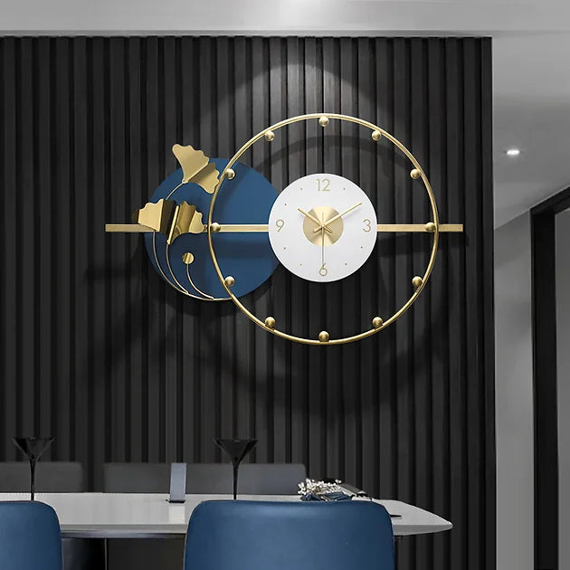 Orbit of Time - Metal Circle Wall Clock