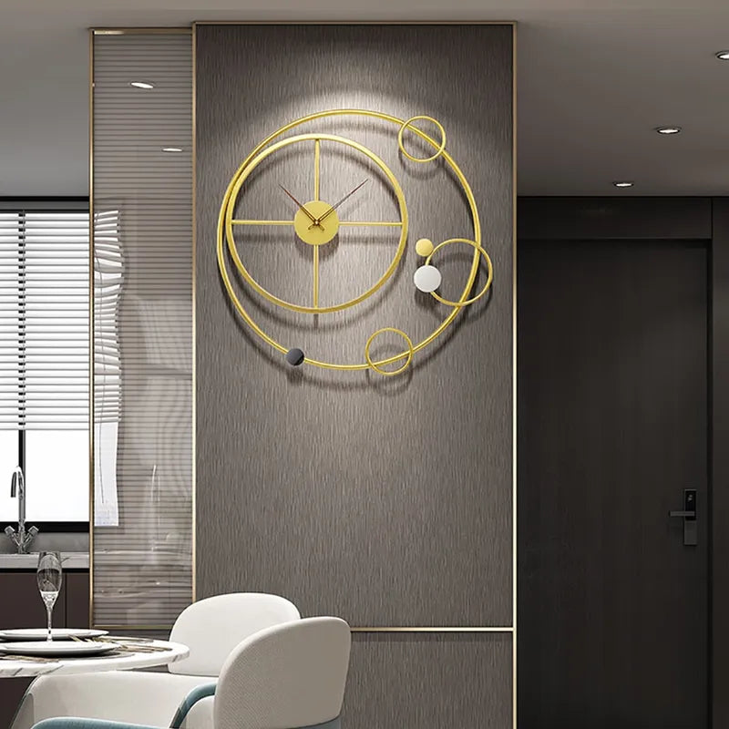 Sphere of Time - Circle Wall Clock with Sophisticated Design