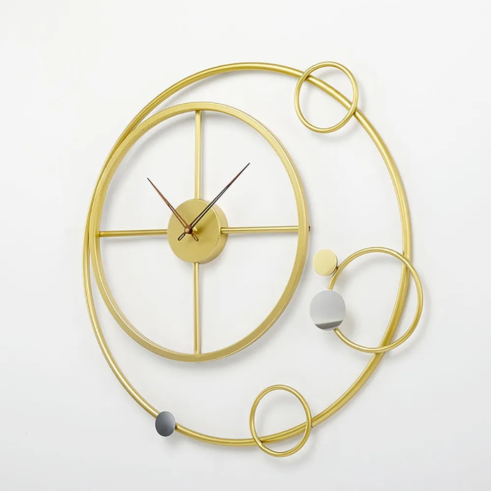 Sphere of Time - Circle Wall Clock with Sophisticated Design