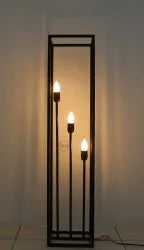 Quad Hanging Filament Floor Lamp with Powder Coated Finish