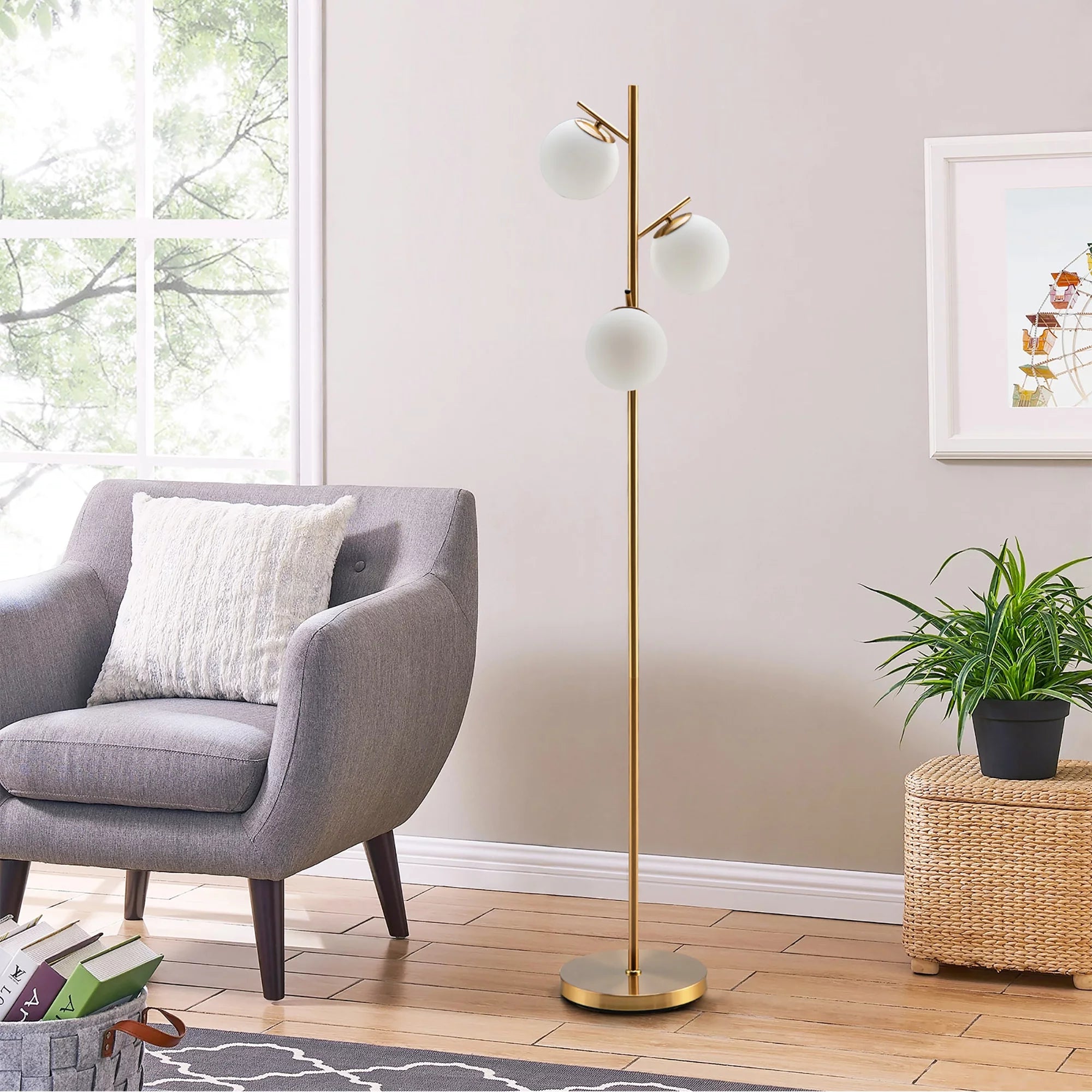 Contemporary Smart Lighting Floor Lamp