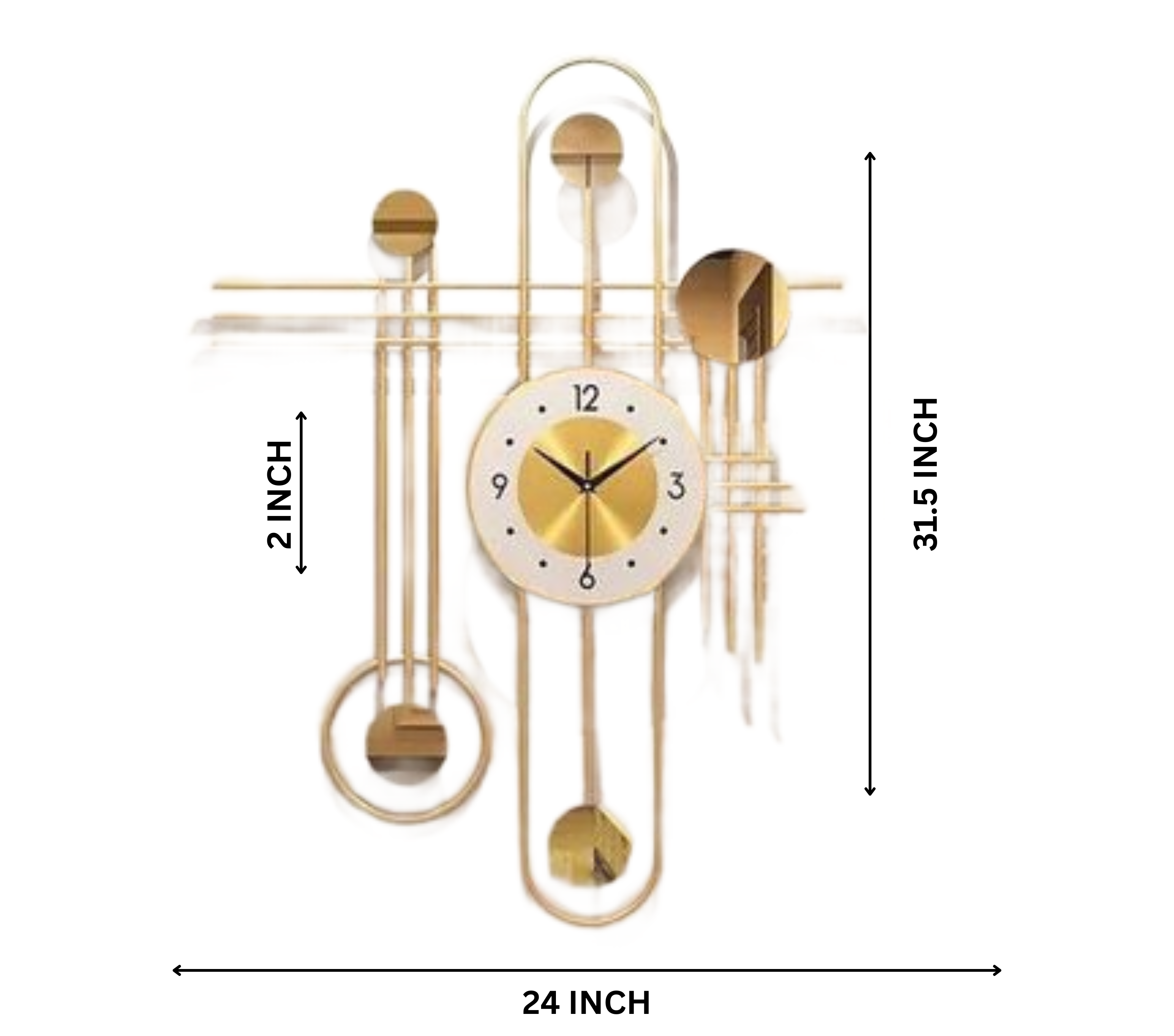 Time in Style: Modern Pueblo Wall Clock