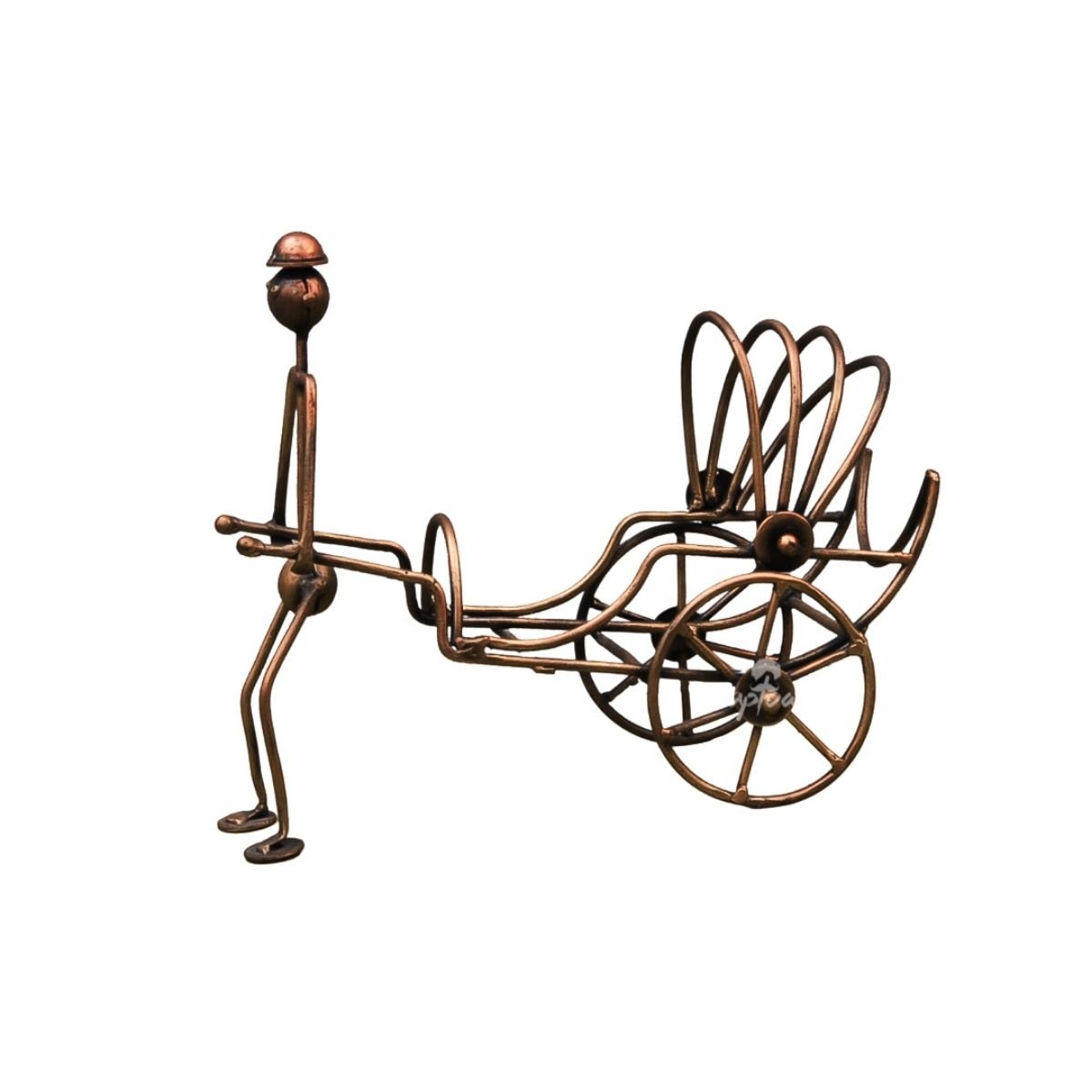 Rickshaw Metal Showpiece