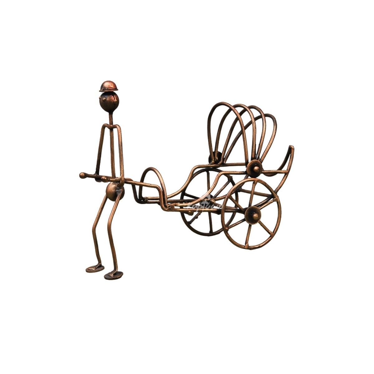 Rickshaw Metal Showpiece