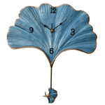 Artistic Leaf Wall Clock - Wall Art at Nestern