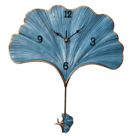 Artistic Leaf Wall Clock