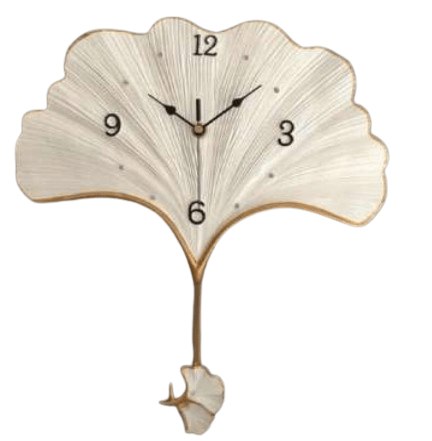 Artistic Leaf Wall Clock