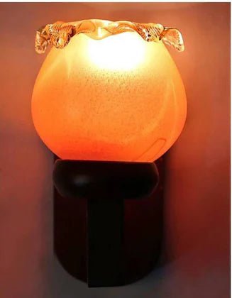 Amber Glow Tiger Accent Wall Lamp - Wall Lights at Nestern