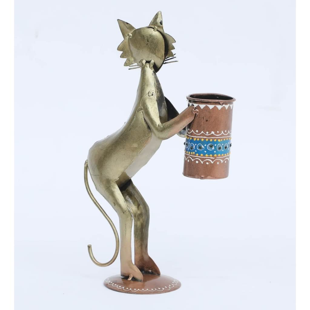 Artistic Cat Pen Holder - Table Decors at Nestern