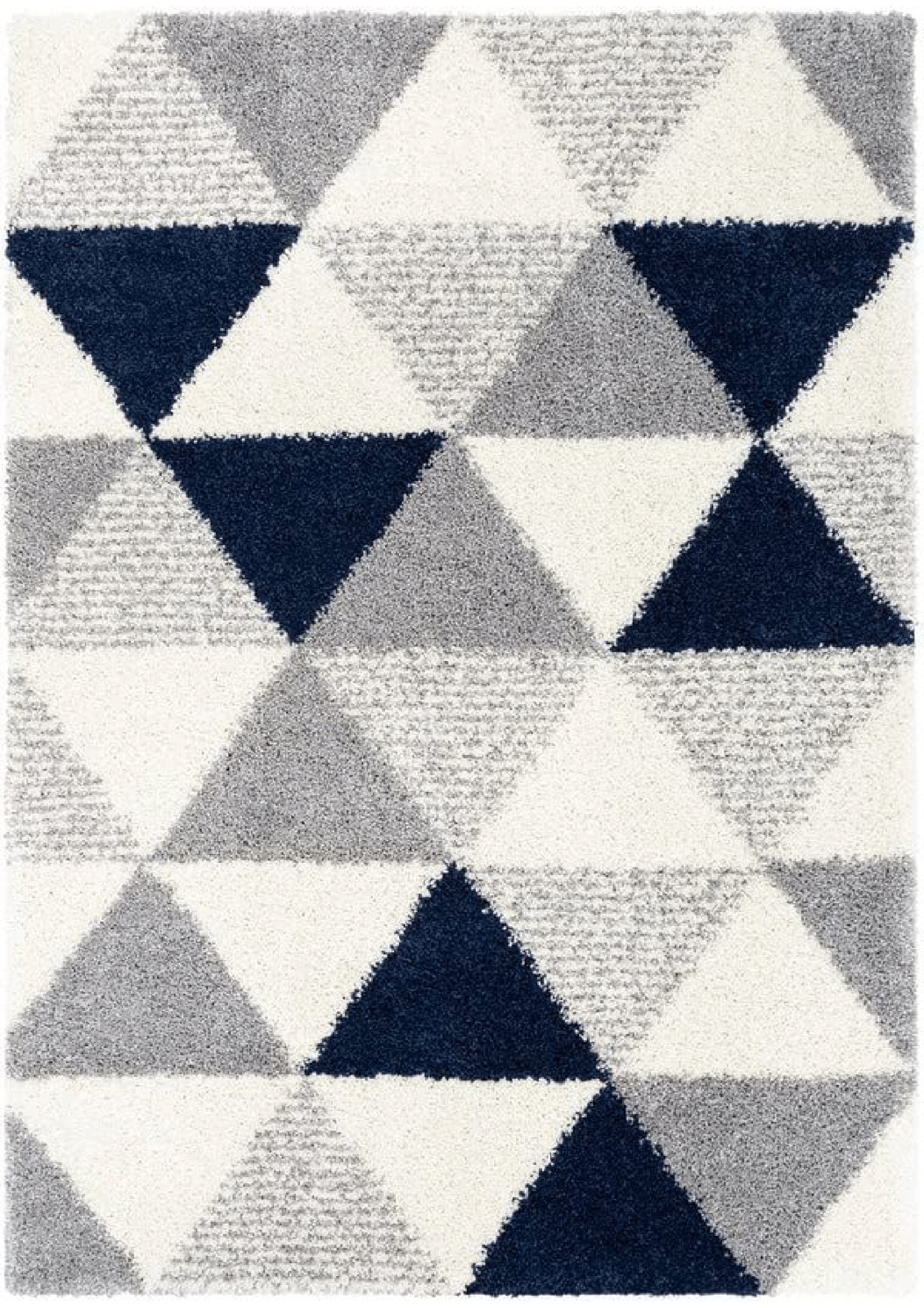 Blue Harmony Geometric Rug - Rugs at Nestern