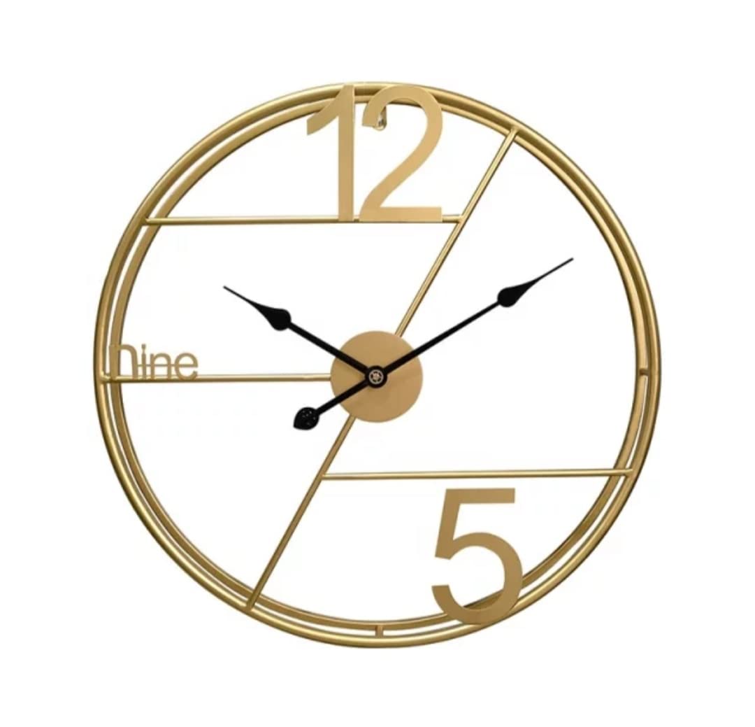 Bold & Beautiful Timekeeping Metal Wall Clock - Wall Clock at Nestern