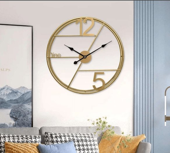 Bold & Beautiful Timekeeping Metal Wall Clock - Wall Clock at Nestern