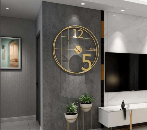 Bold & Beautiful Timekeeping Metal Wall Clock - Wall Clock at Nestern