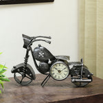 Antique Metal Biker Table Clock