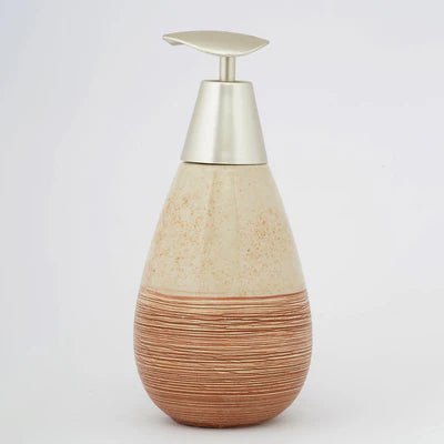 Ceramic Push Handle Soap Dispenser - Home Decor at Nestern