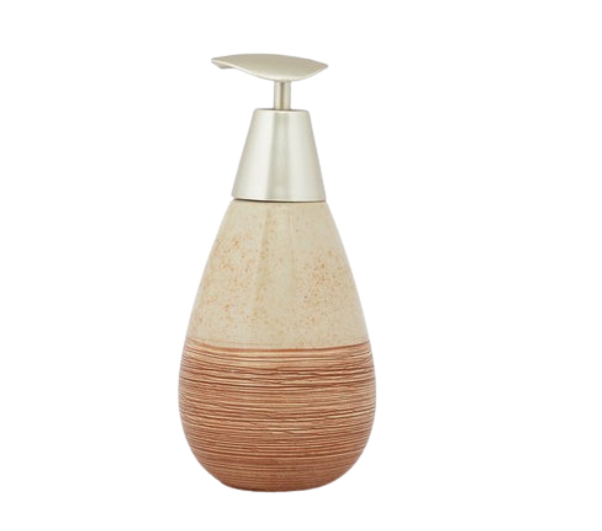 Ceramic Push Handle Soap Dispenser - Home Decor at Nestern