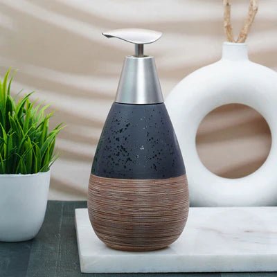 Ceramic Push Handle Soap Dispenser - Home Decor at Nestern