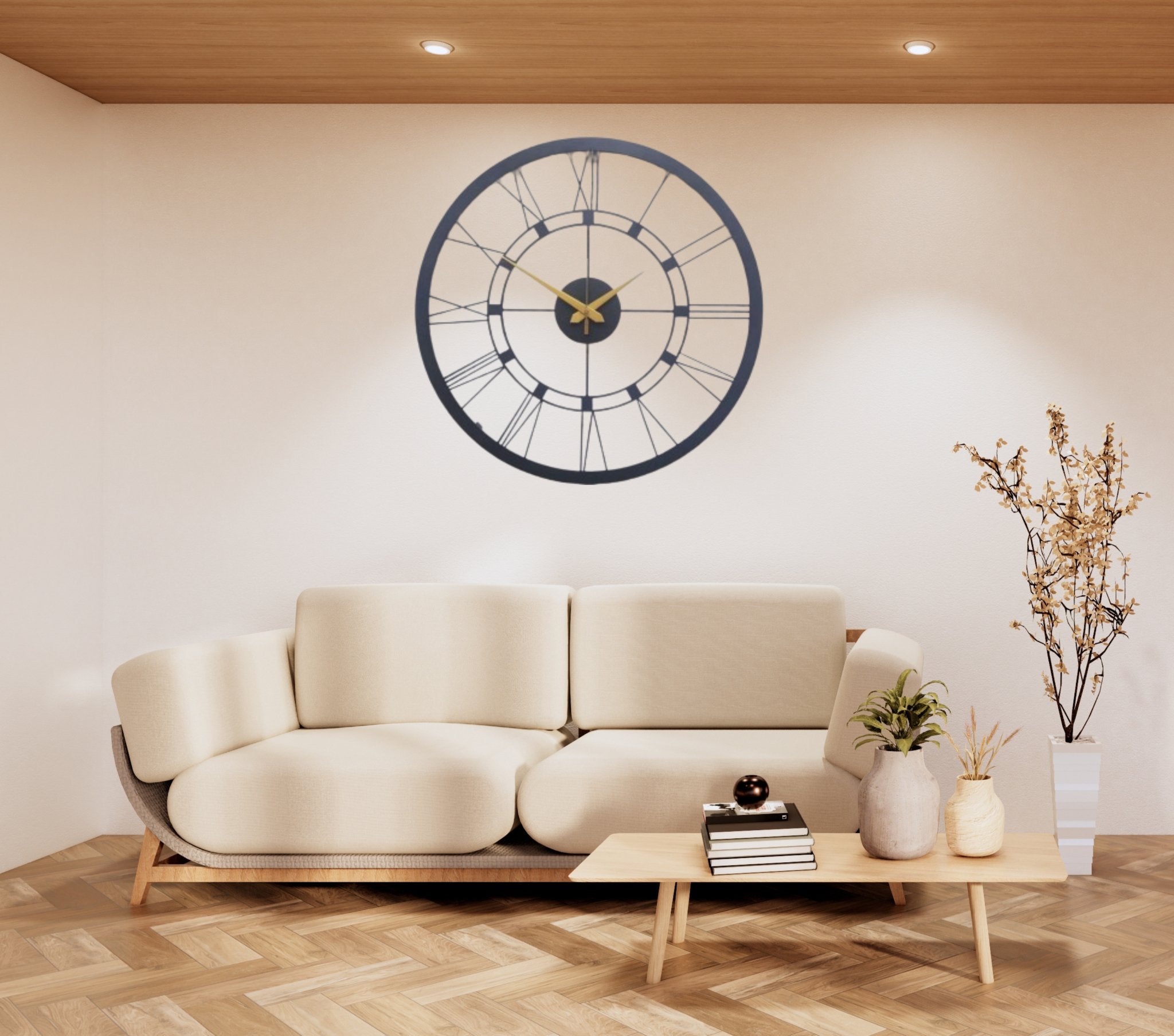 Charm Contemporary Wall Clock - Wall Clock at Nestern