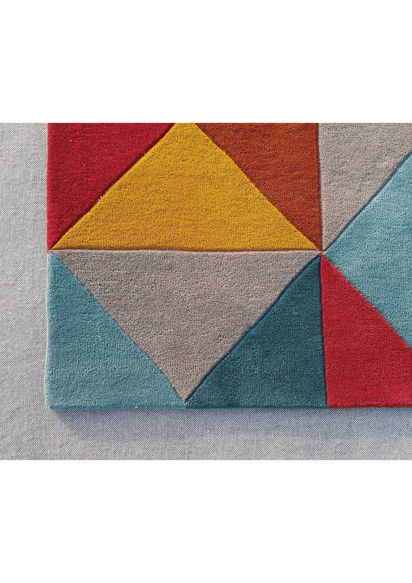 Chromatic Fusion Geometric Rug - Rugs at Nestern