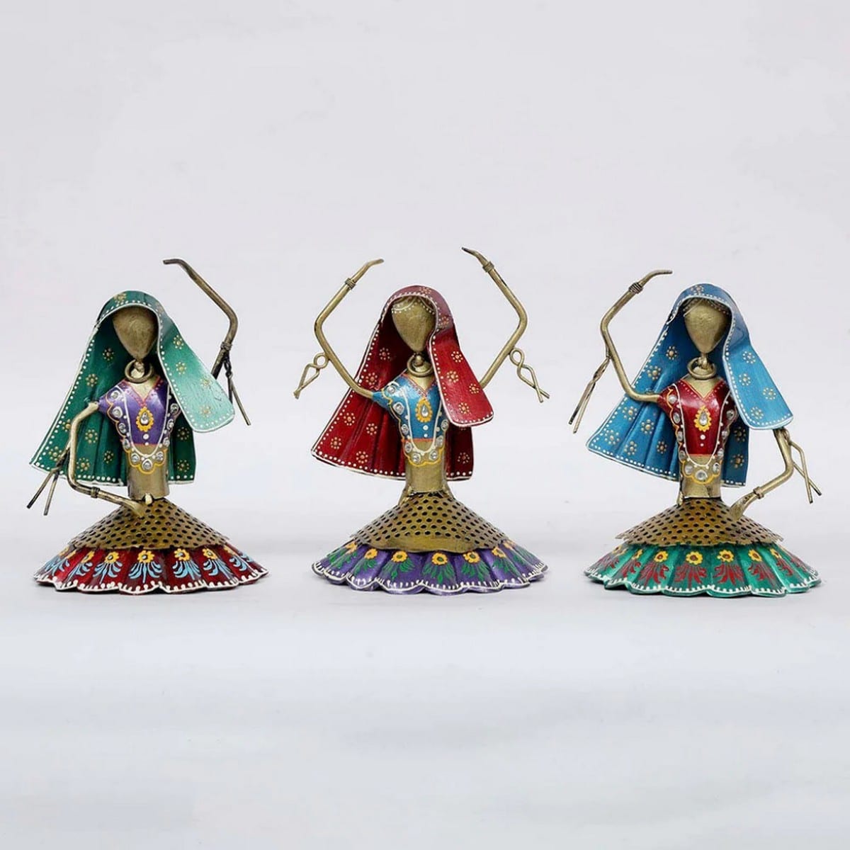 Cultural Dance Trio Figurine Set - Table Decors at Nestern