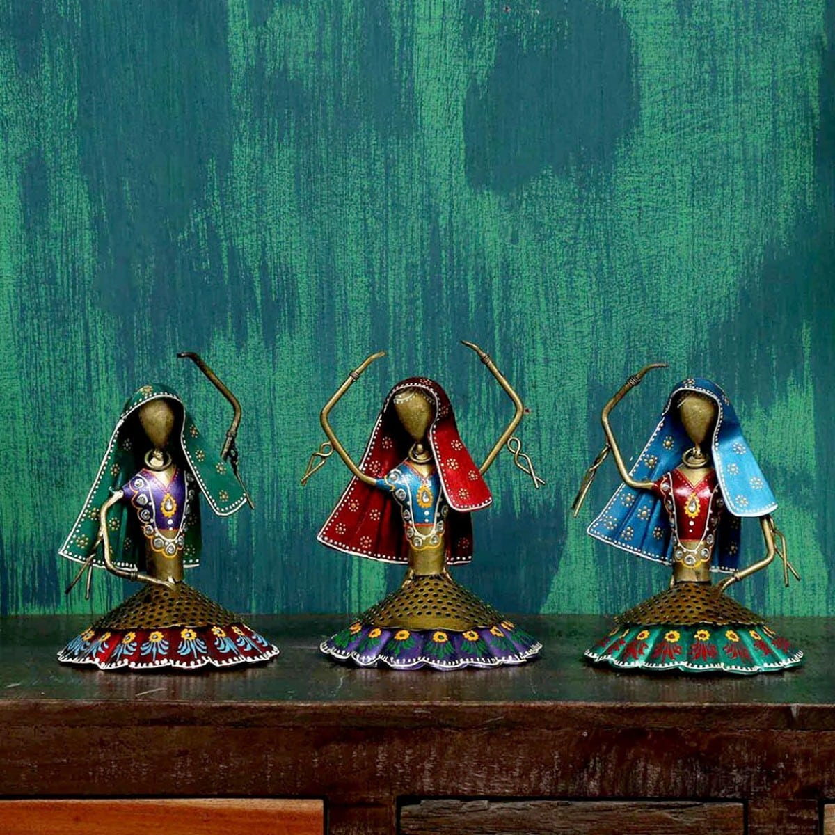 Cultural Dance Trio Figurine Set - Table Decors at Nestern