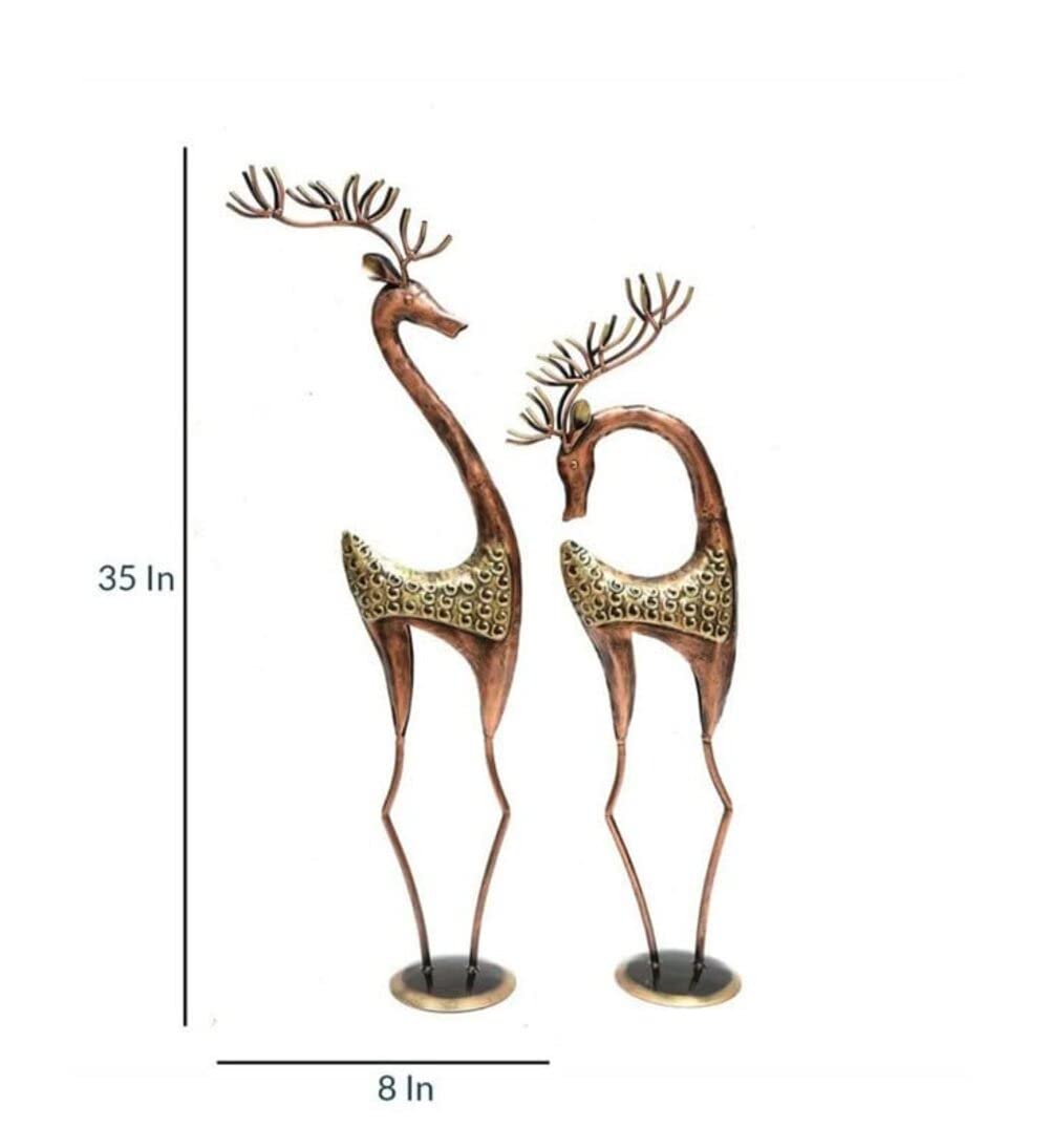 Deer Figurine Duo - Table Decors at Nestern