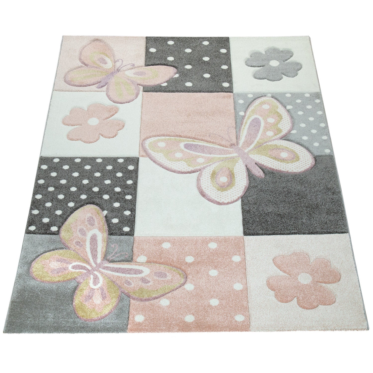 Patchwork Delight Kids’ Rug