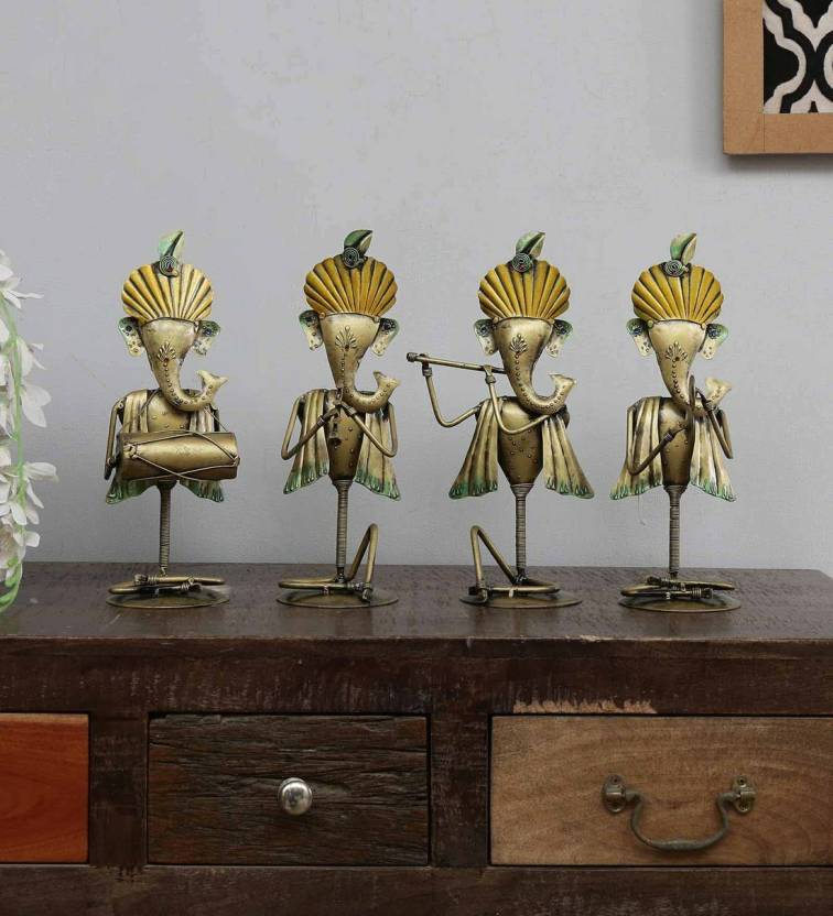 Divine Ganesha Figurine Quartet - Table Decors at Nestern